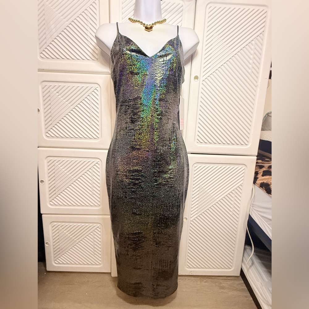 Iridescent Black Dress